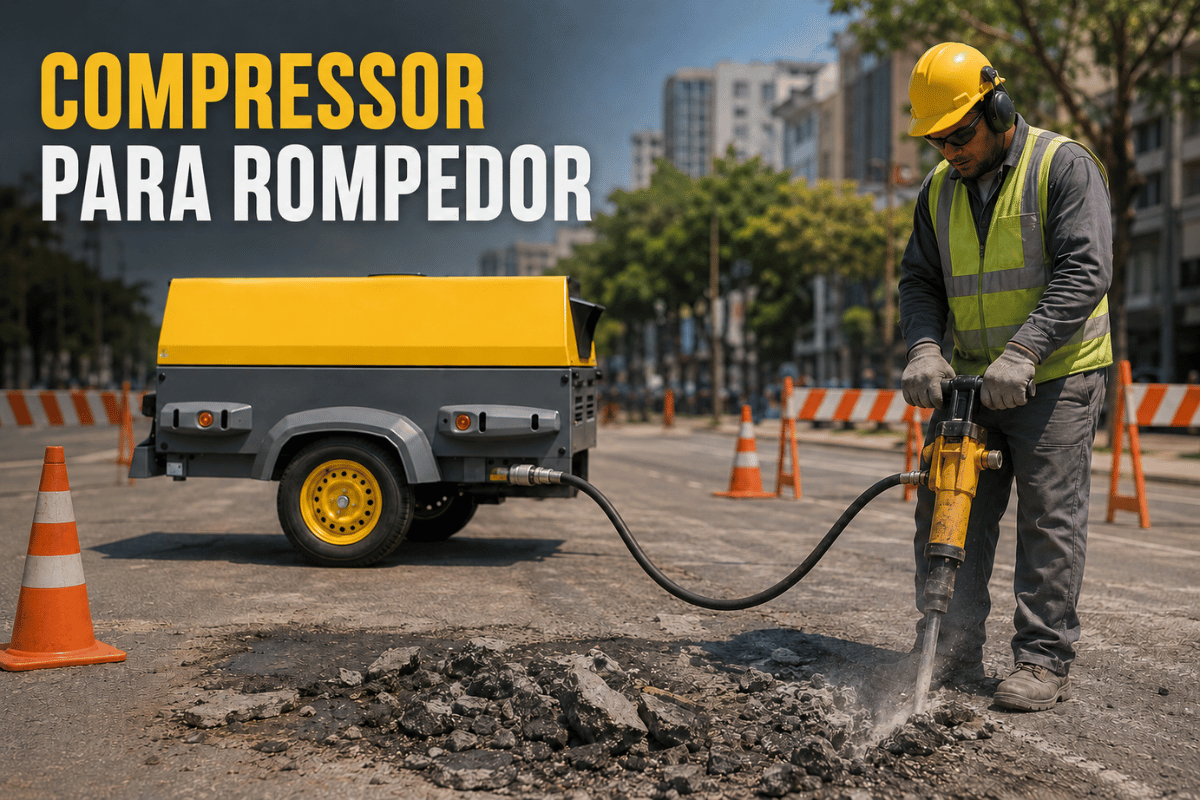 Aluguel de Compressor para Rompedor Pneumático | Argil