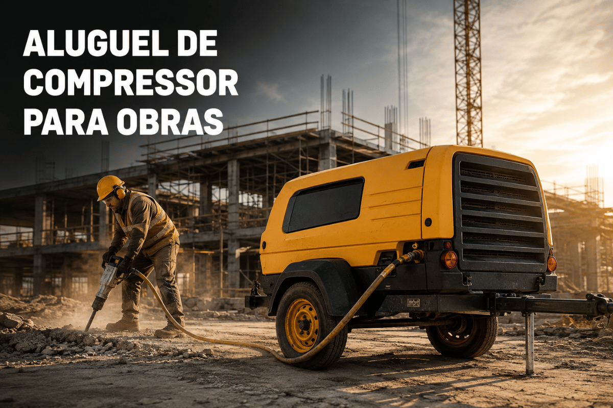 Aluguel de Compressor para Obras | Argil Equipamentos