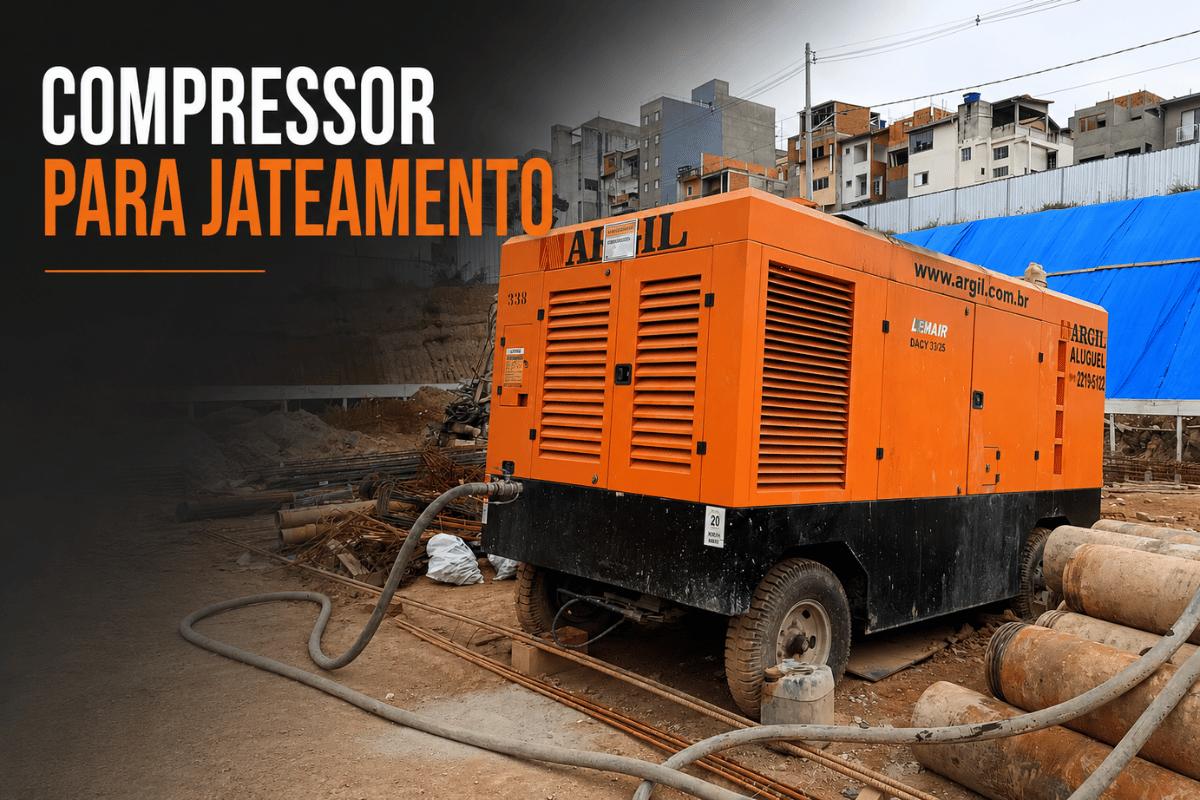 Aluguel de Compressor para Jateamento | Argil Equipamentos