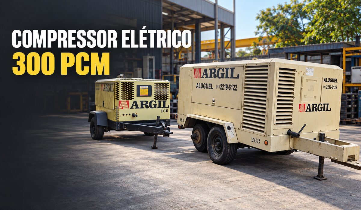 Aluguel de Compressor Elétrico 300 PCM