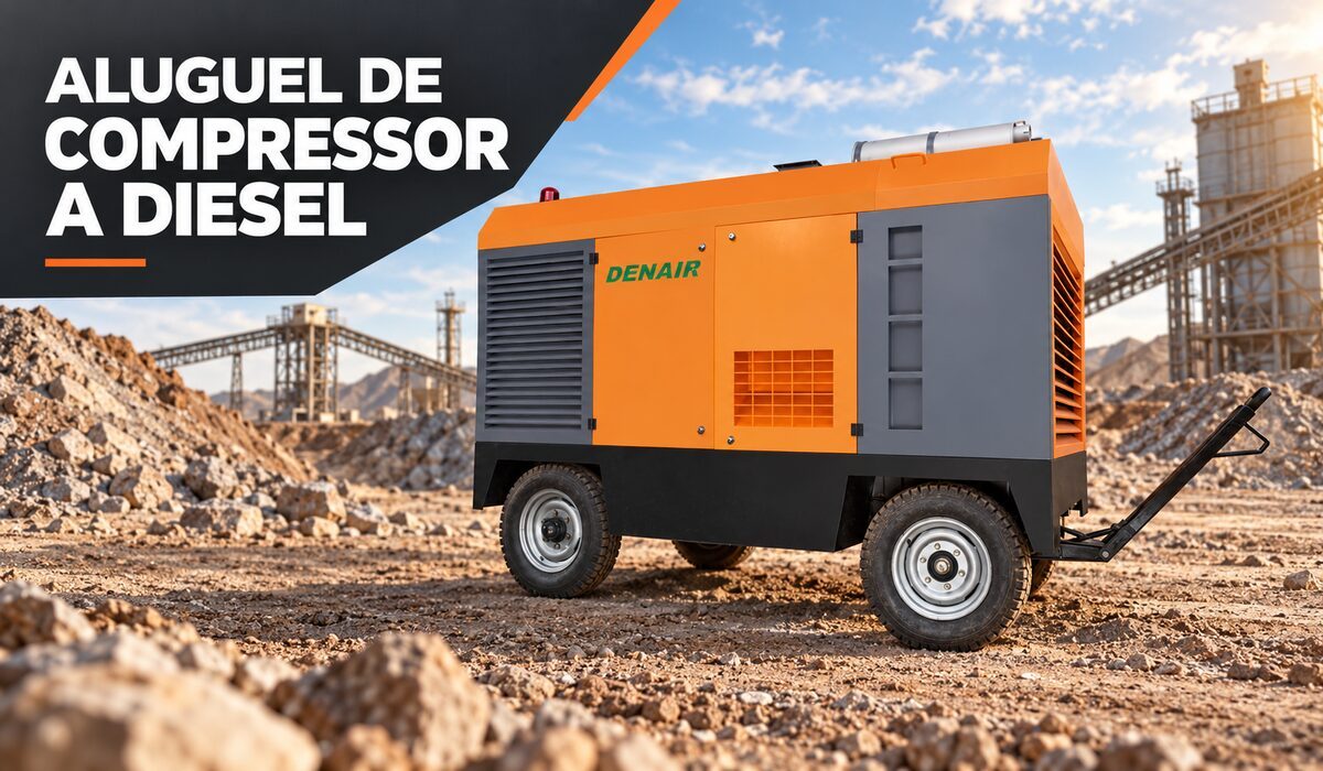 Aluguel de Compressor a Diesel 900 PCM