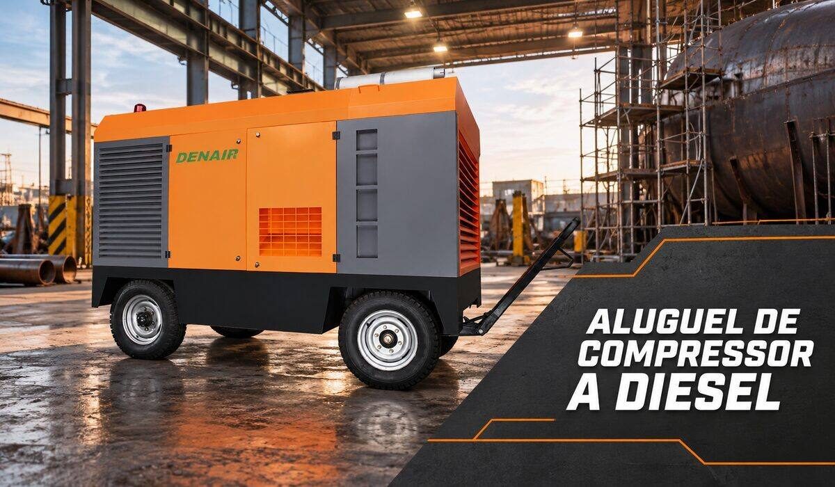 Aluguel de Compressor a Diesel 750 PCM